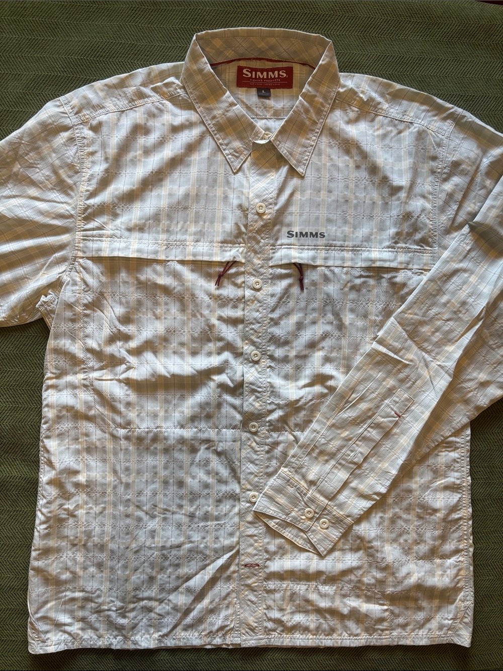 Simms Performance Fishing Shirt.